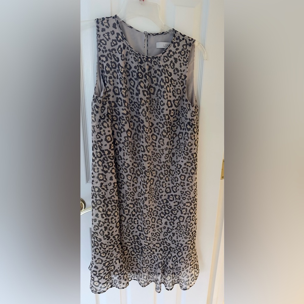 Animal print Loft dress